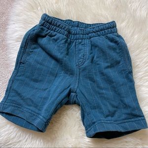Tea Collection Blue Striped Shorts - 12-18 - EUC